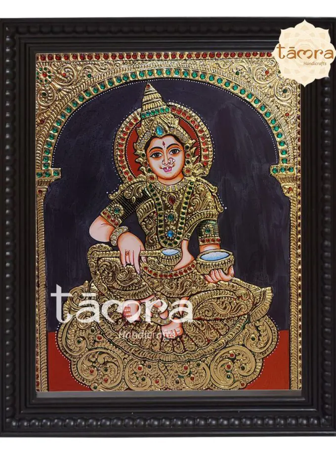 Tanjore Painting - Annapurneshwari Devi