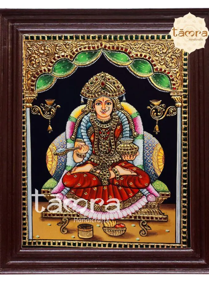 Tanjore Painting - Annapoorani Devi