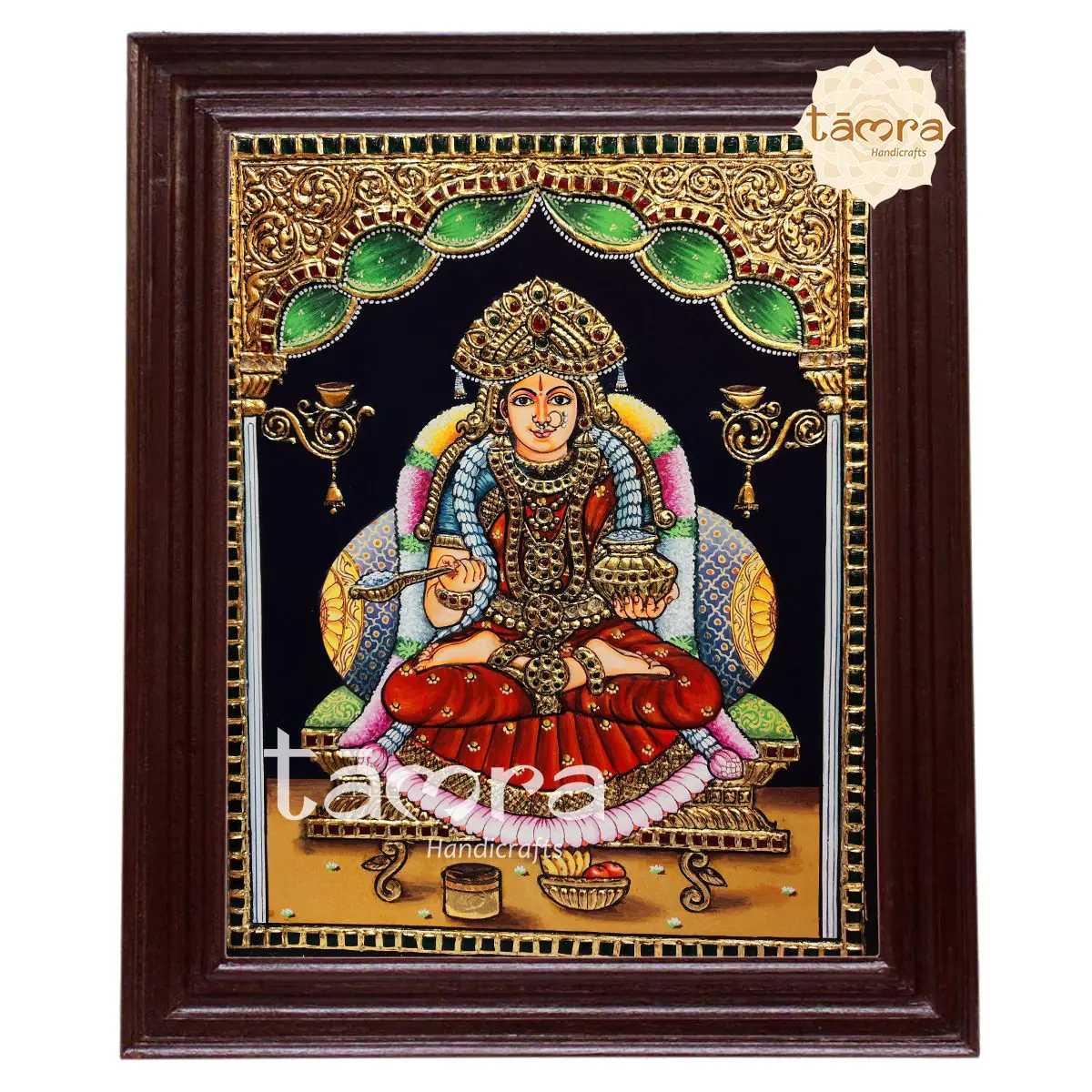 Tanjore Painting - Annapoorani Devi