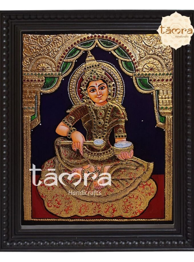Tanjore Painting - Annapurna Devi