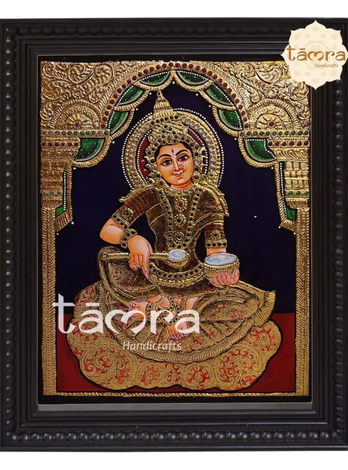 Tanjore Painting - Annapurna Devi