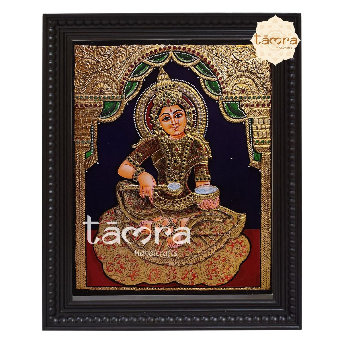 Tanjore Painting - Annapurna Devi