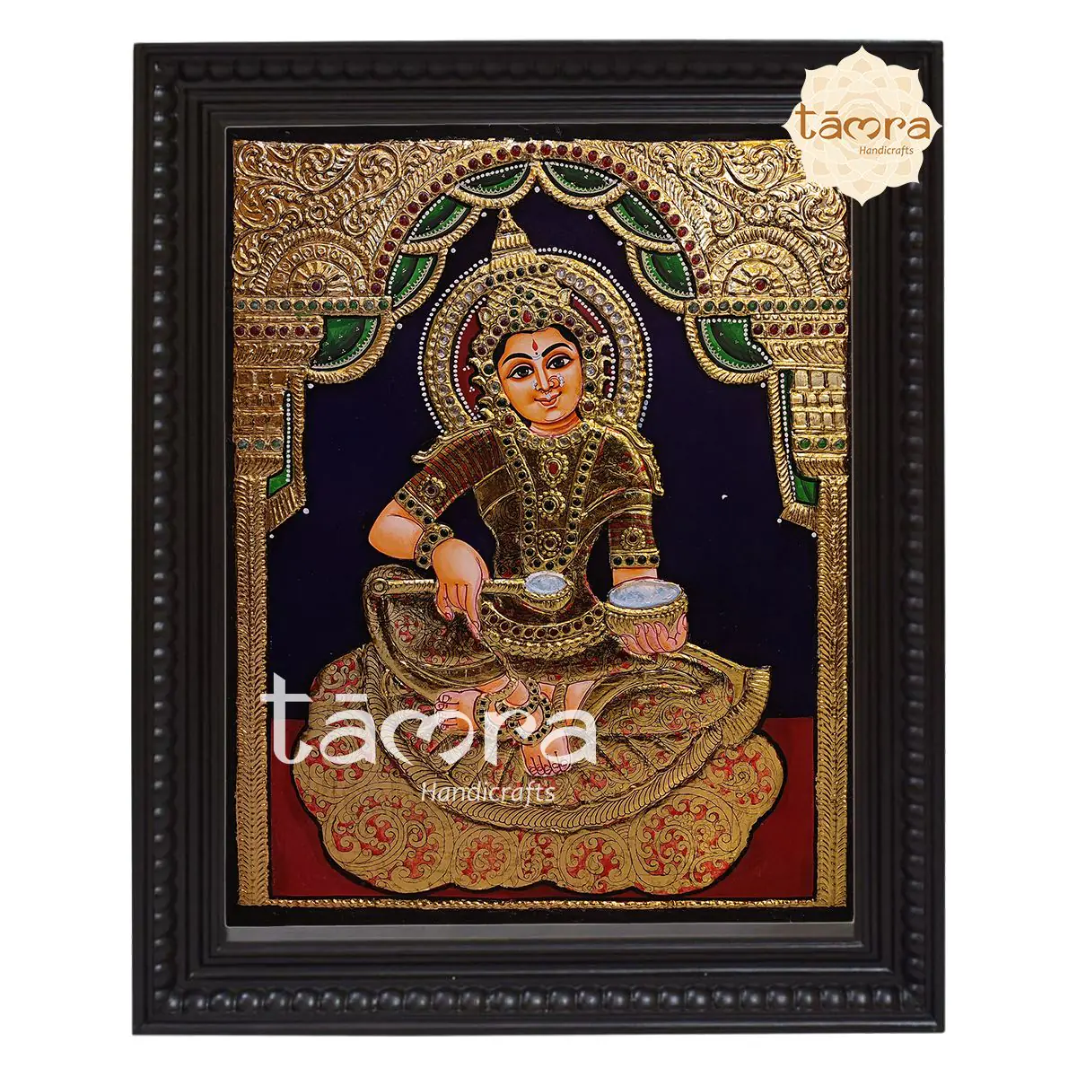 Tanjore Painting - Annapurna Devi