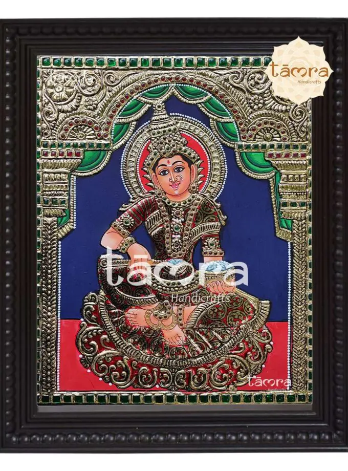 Tanjore Painting - Annapurna Devi