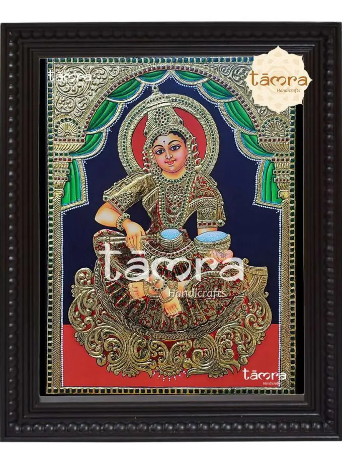 Tanjore Painting - Annapurna Devi