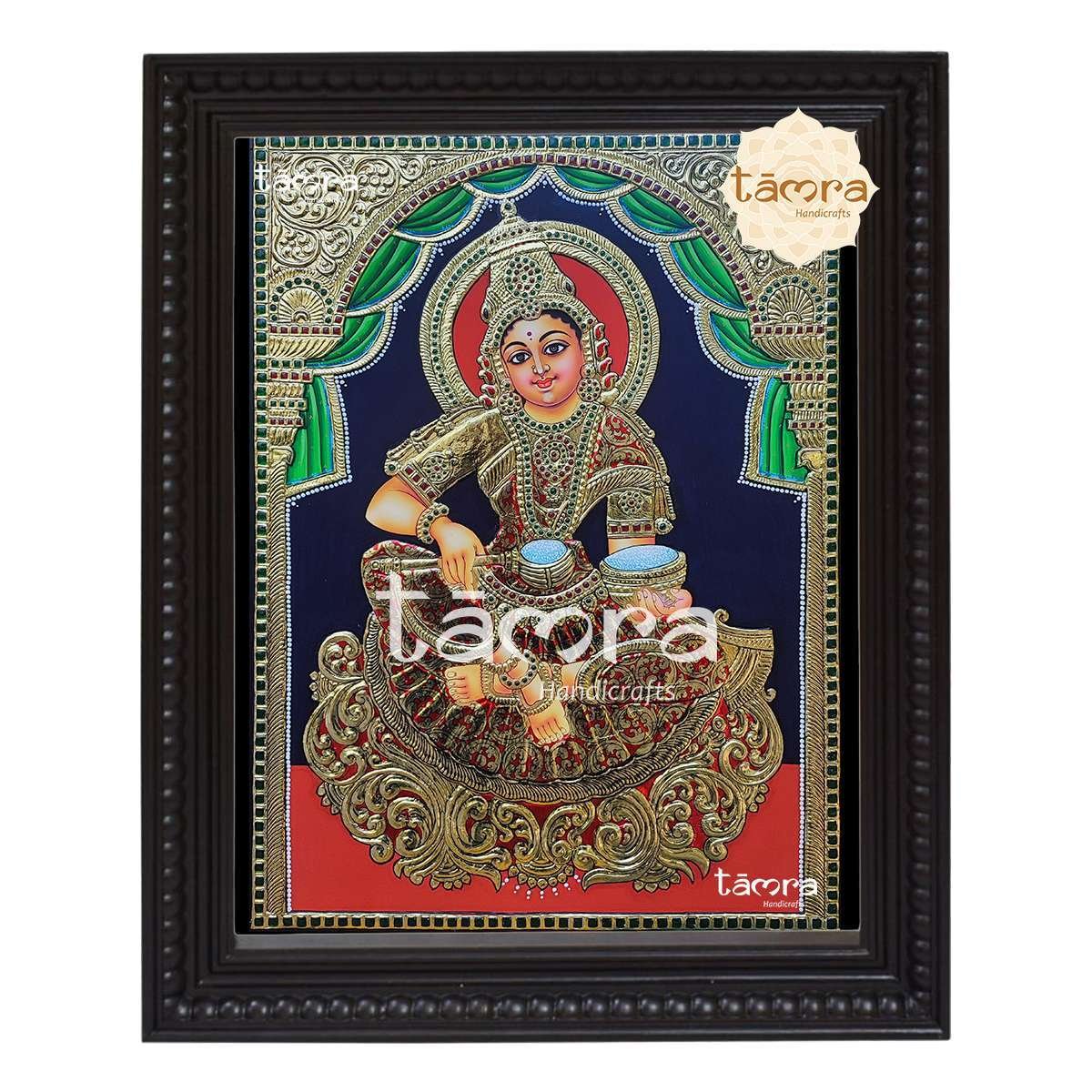 Tanjore Painting - Annapurna Devi