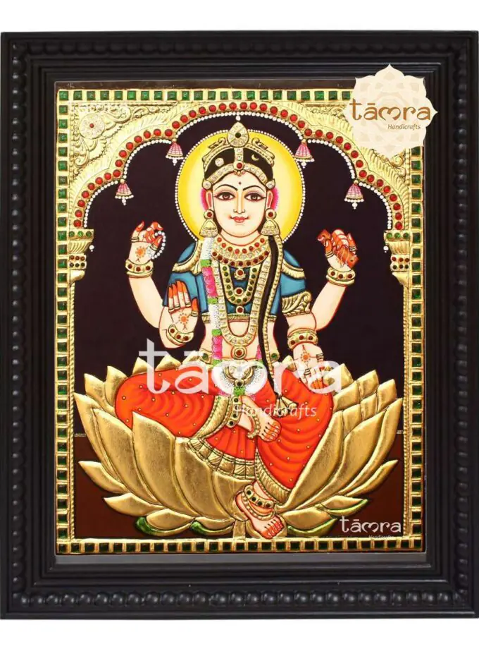 Tanjore Painting - Bala Tripurasundari