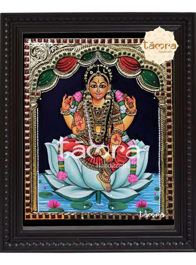 Tanjore Painting - Bala Tripurasundari