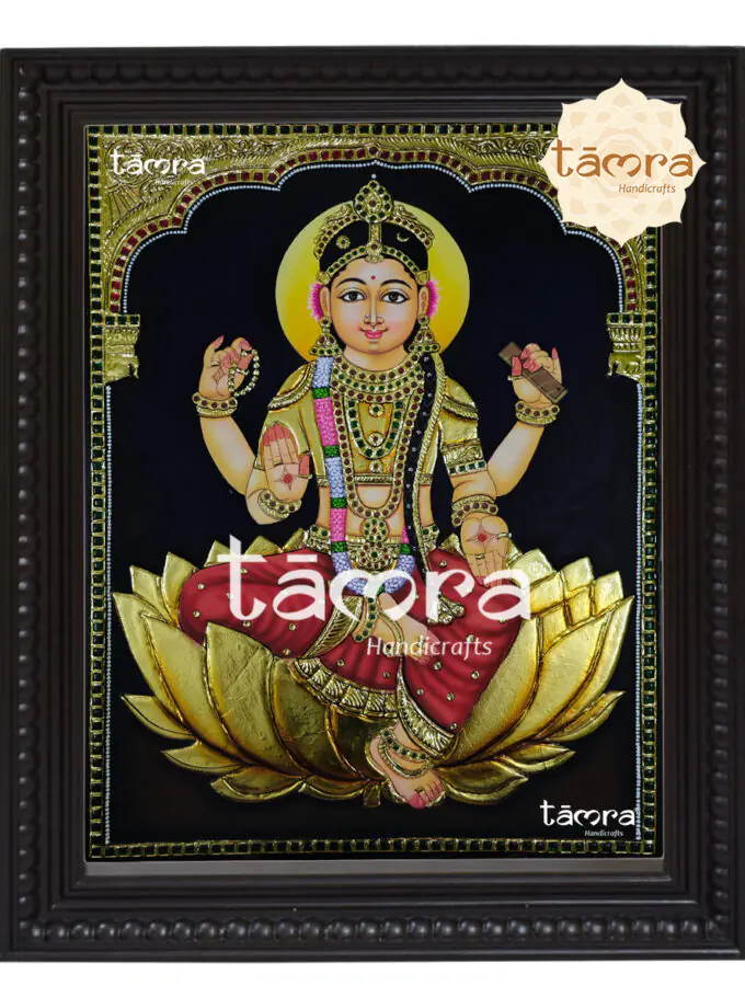 Tanjore Painting - Bala Tripura Sundari