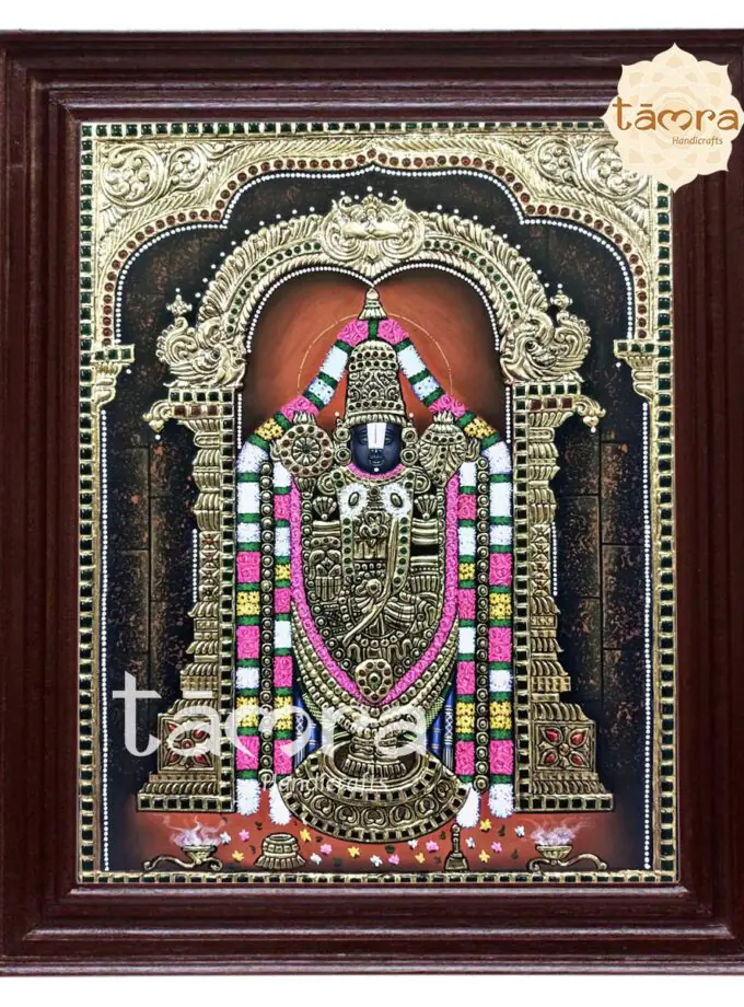 Tanjore Painting - Venkateswara