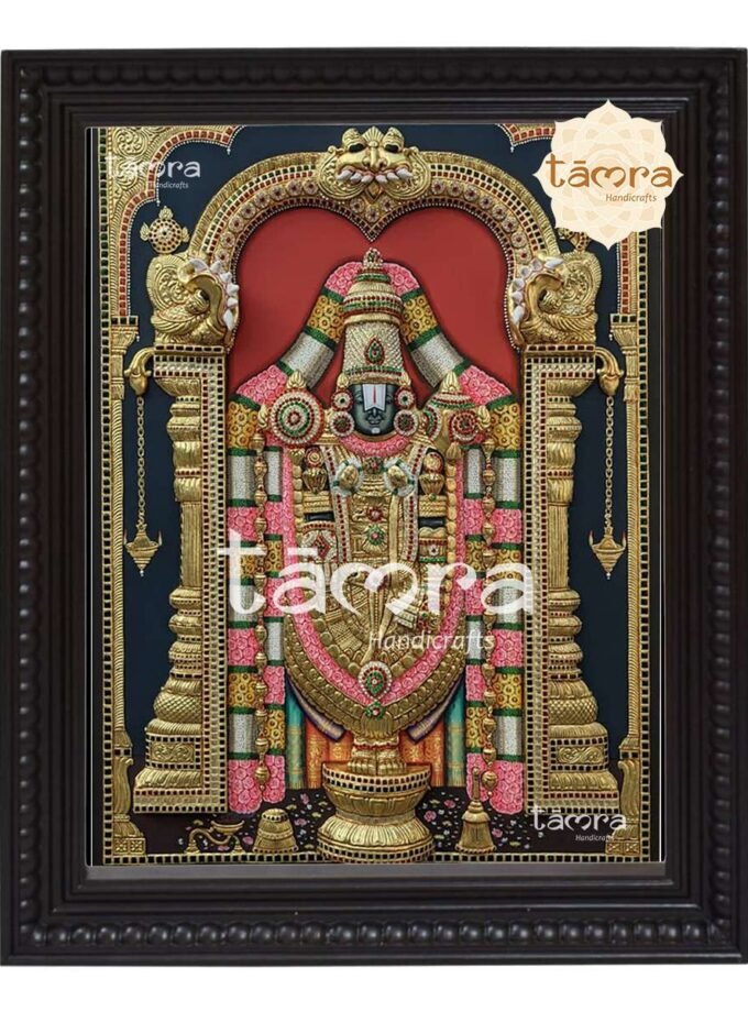 Tanjore Painting - Balaji