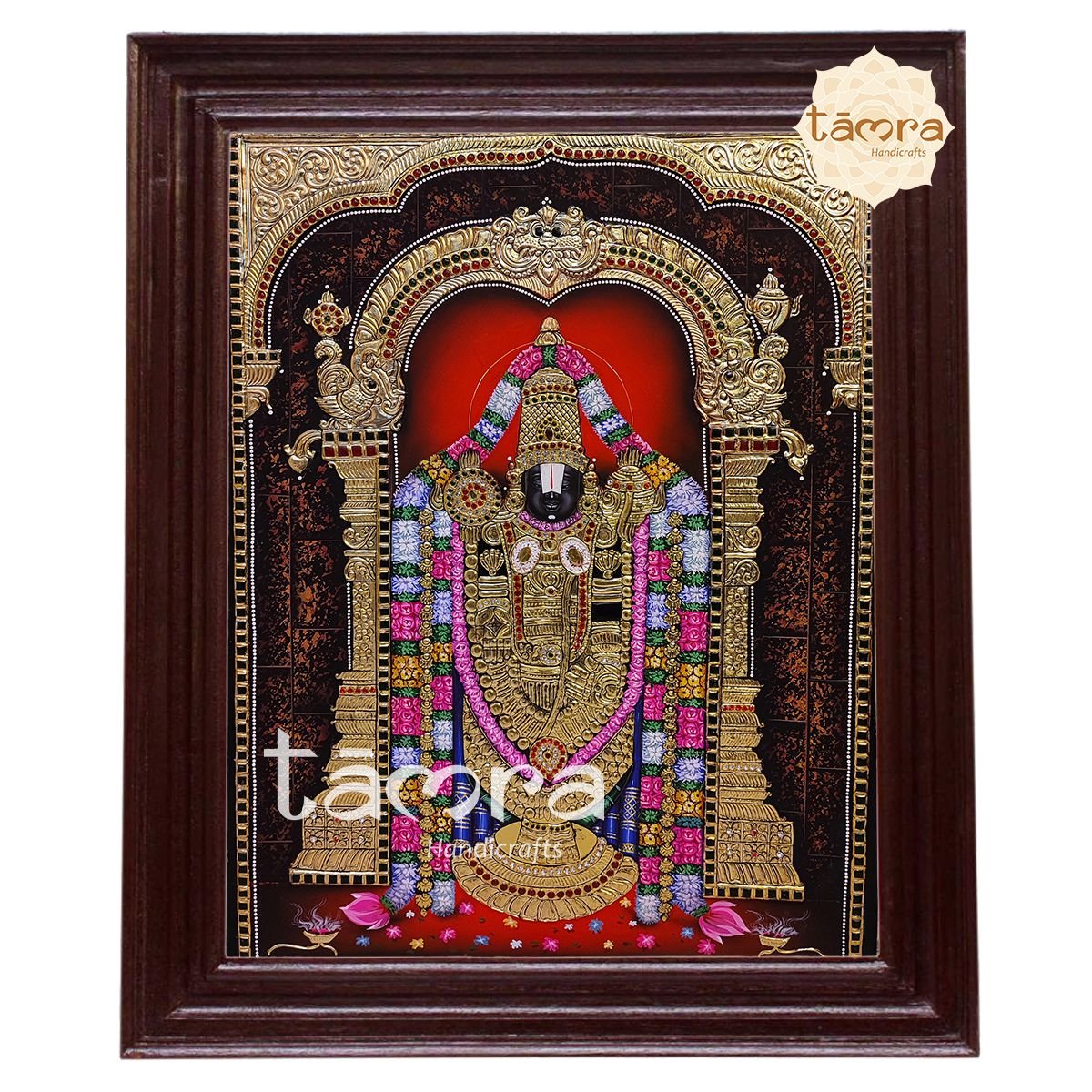 Tanjore Painting - Tirupati Balaji Tanjore Painting