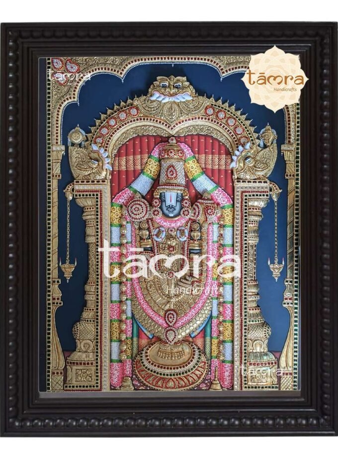 Tanjore Painting - Balaji