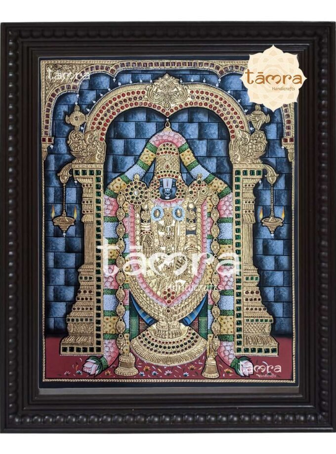 Tanjore Painting - Balaji