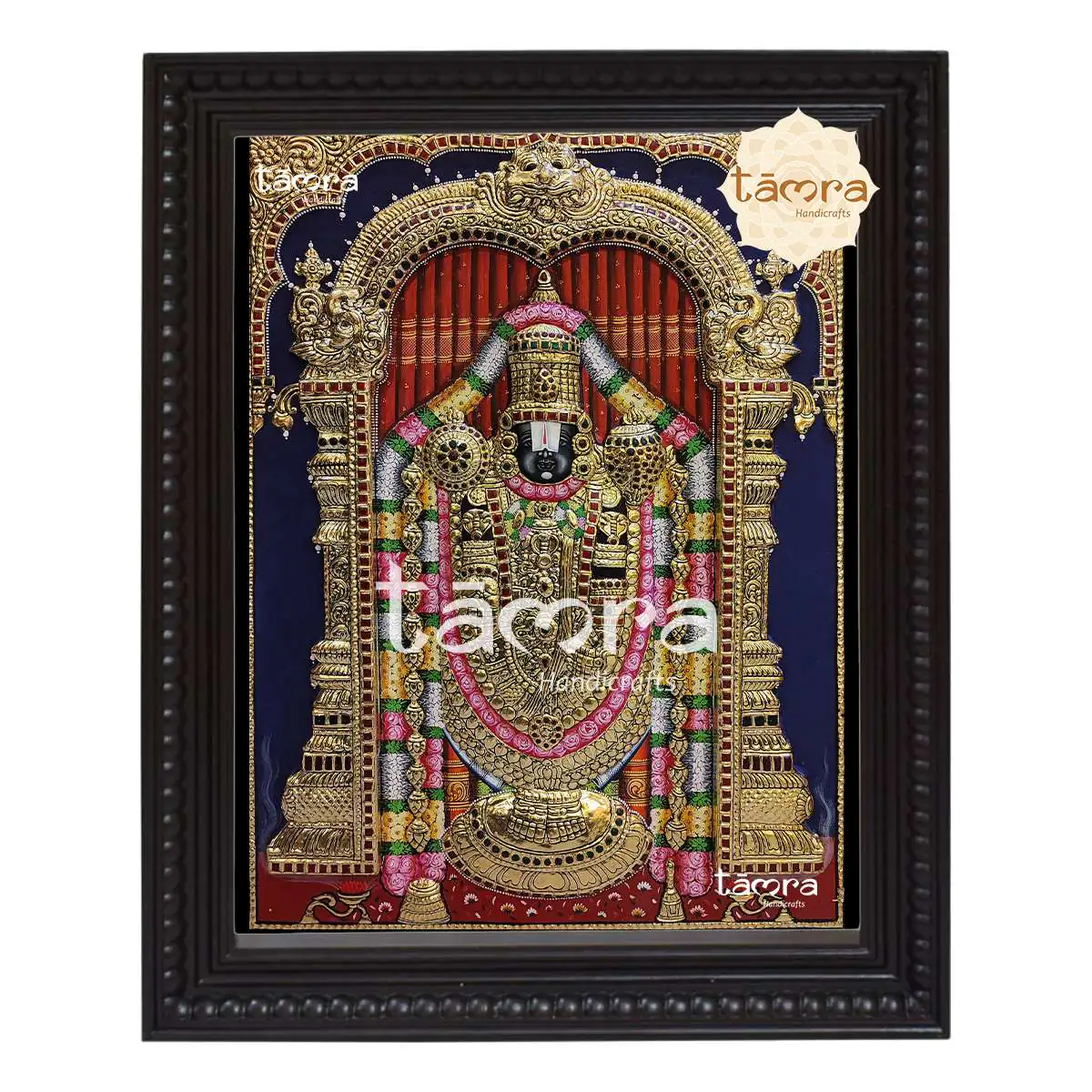 Tanjore Painting - 3D Balaji Tanjore Painting