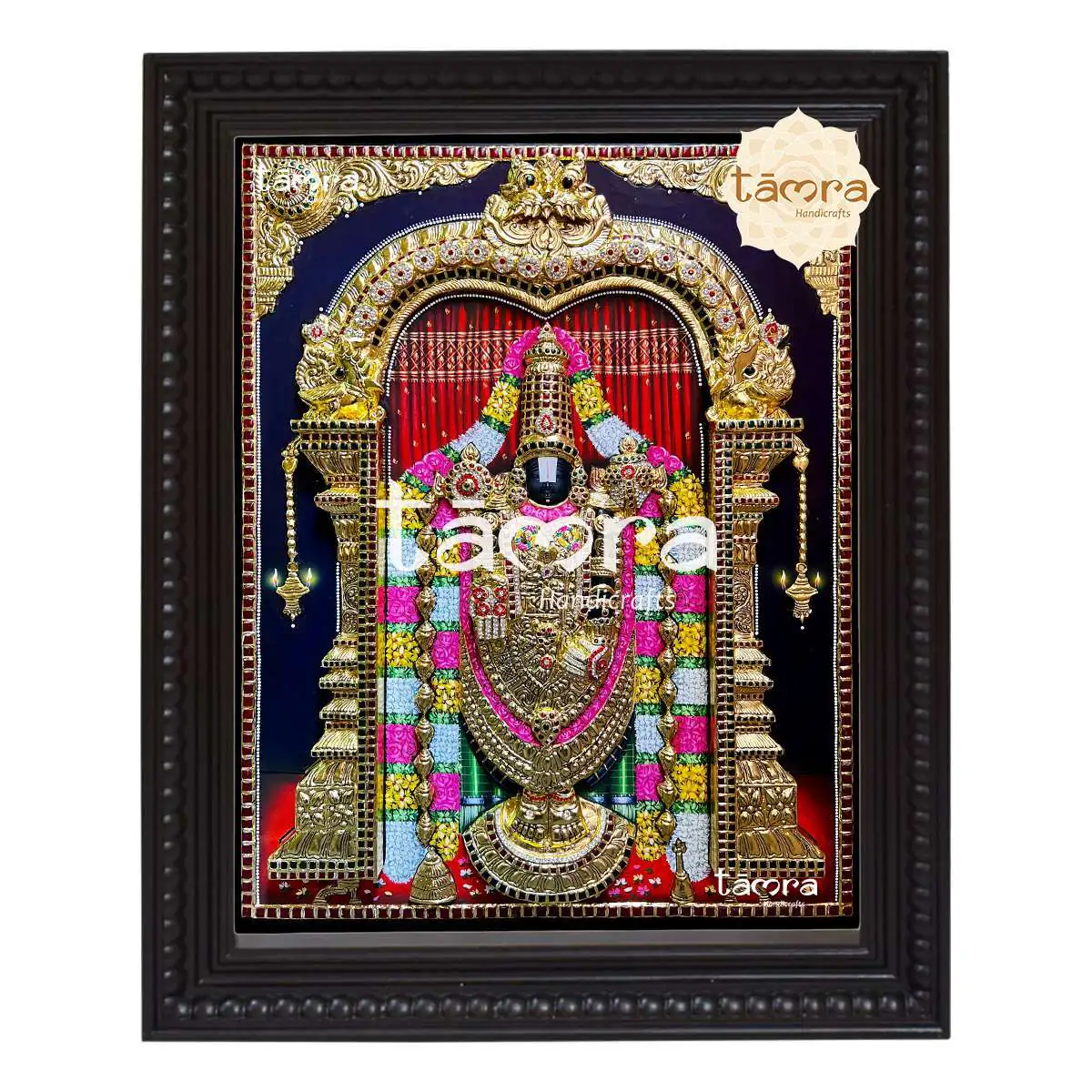 Tanjore Painting - 3D Balaji Tanjore Painting