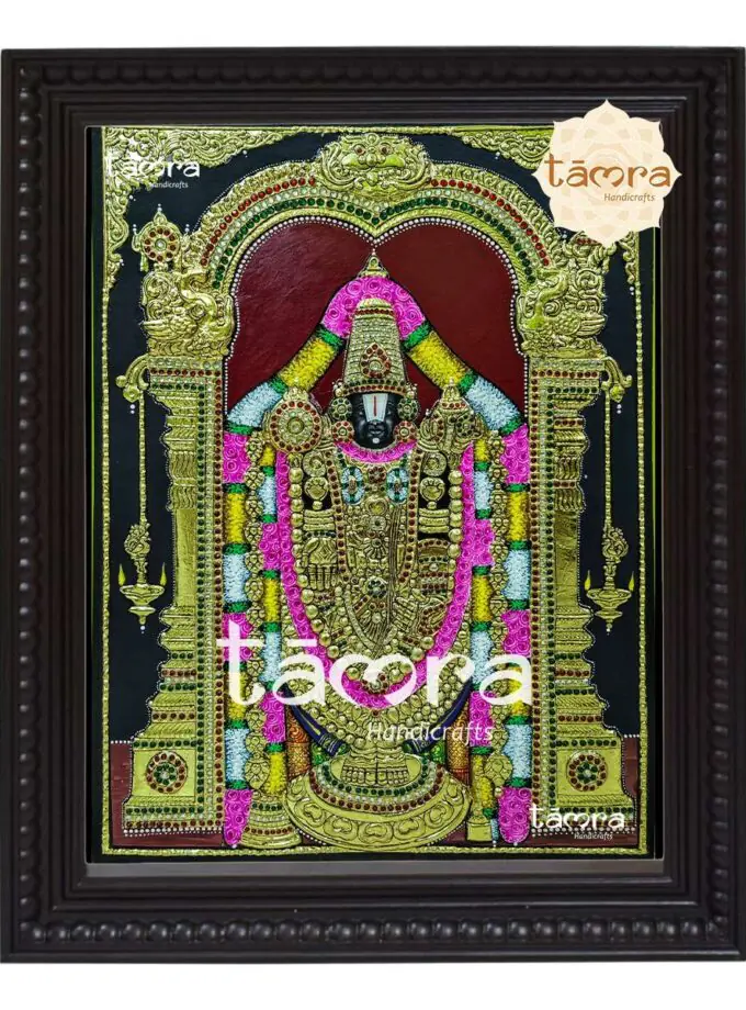 Tanjore Painting - Balaji