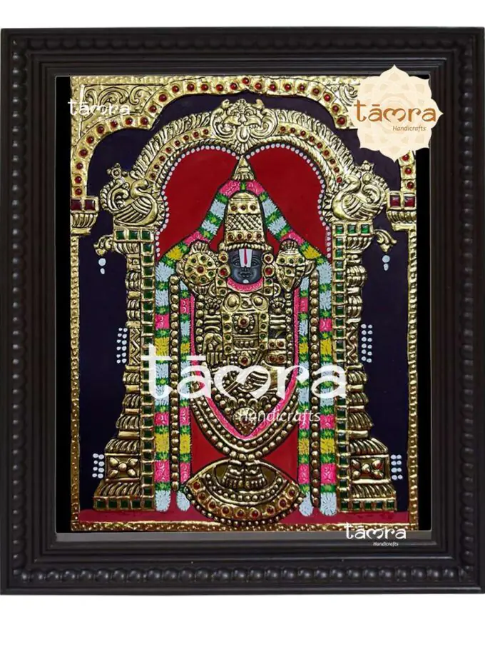 Tanjore Painting - Balaji