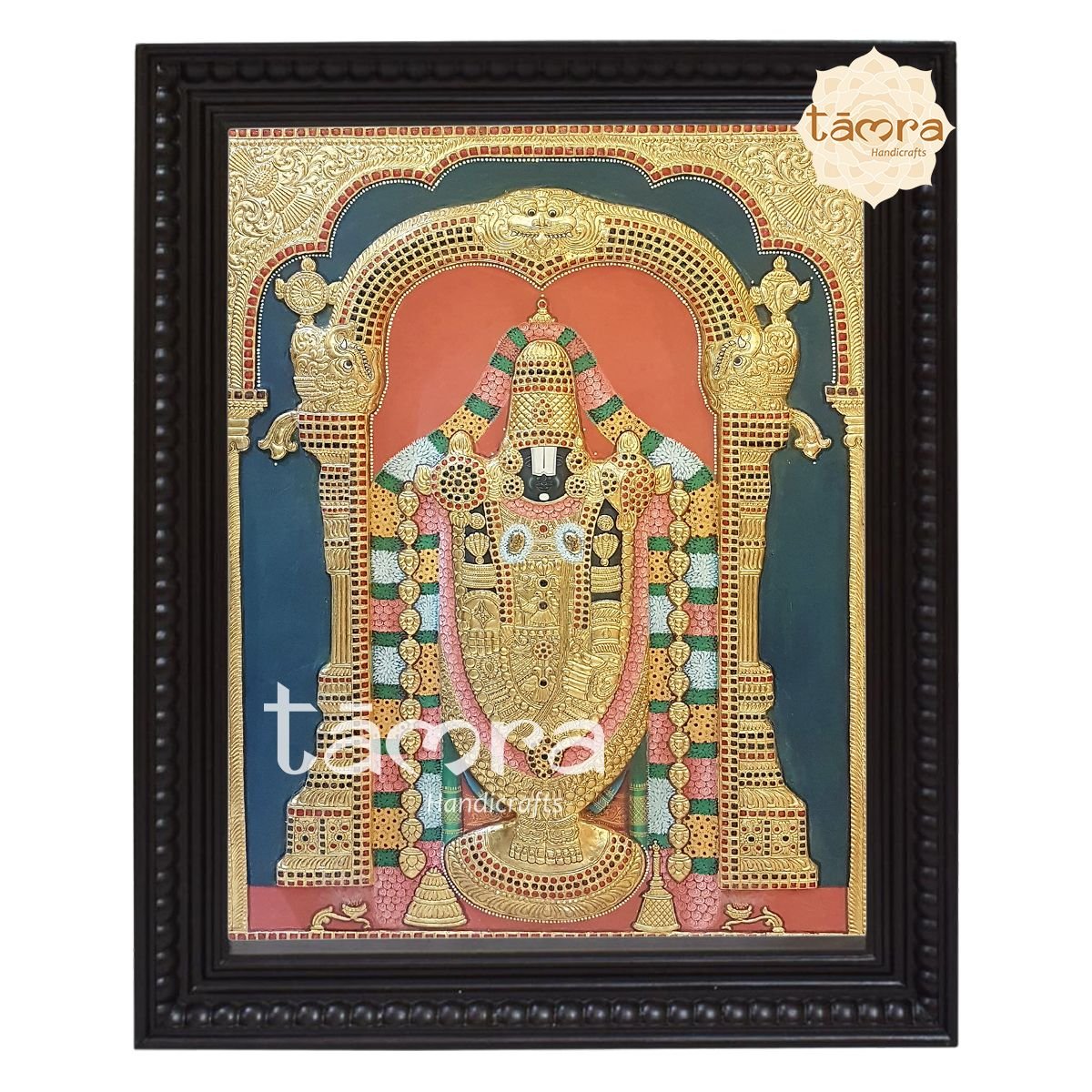 Tanjore Painting - 3D Venkateswara Tanjore Painting