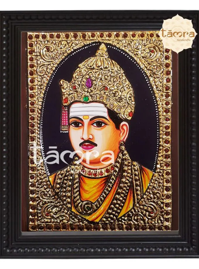 Tanjore Painting - Basava (Basavanna)