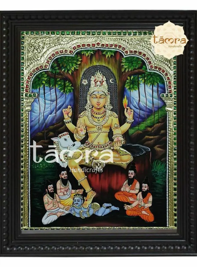 Tanjore Painting - Dakshinamurthy