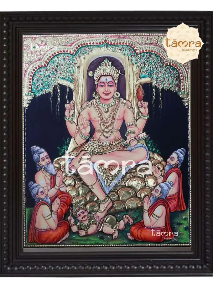 Tanjore Painting - Dakshinamurthy