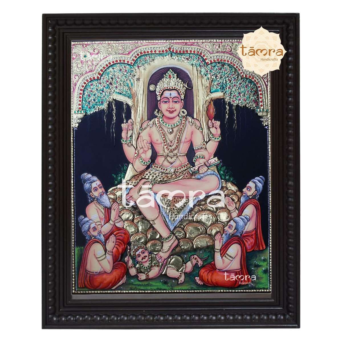 Tanjore Painting - Dakshinamurthy