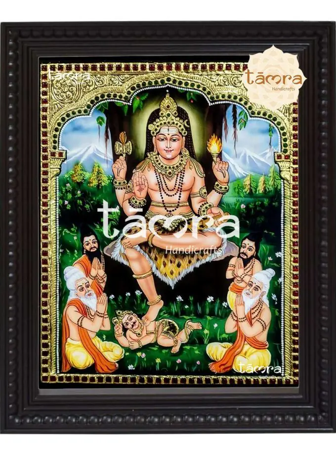 Tanjore Painting - Dakshinamurthy