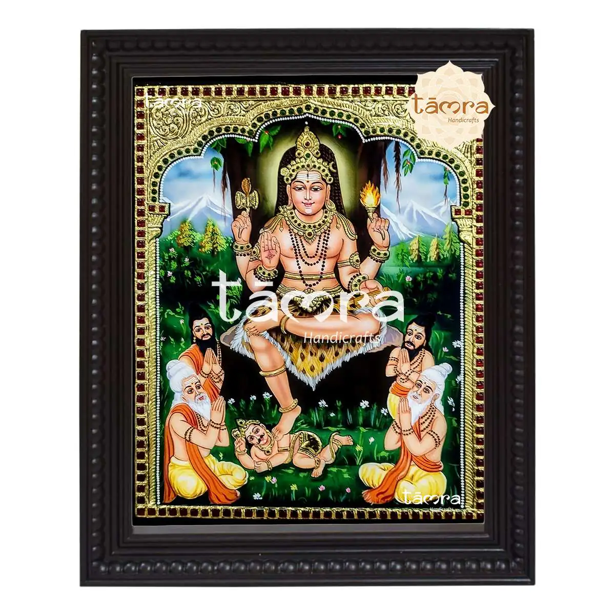 Tanjore Painting - Dakshinamurthy