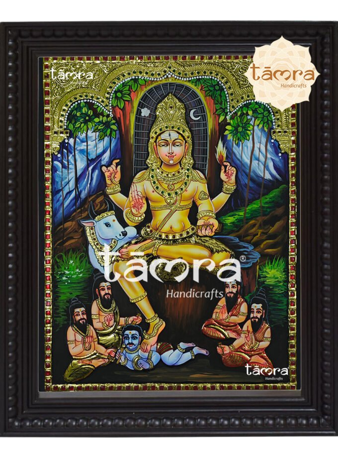 Tanjore Painting - Dakshinamurthy