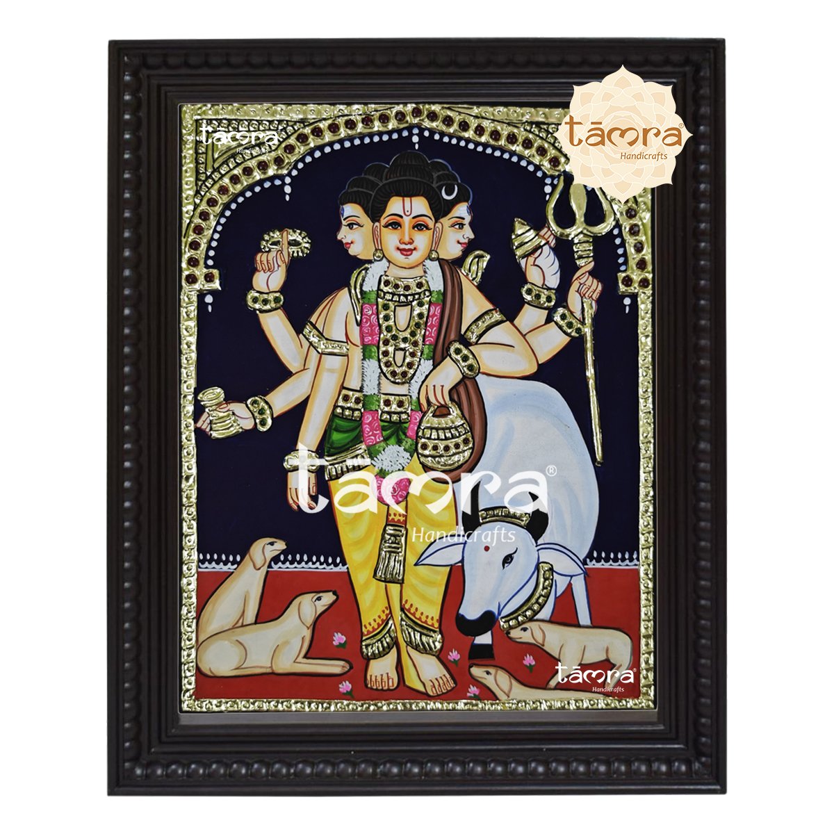 Tanjore Painting - Dattatreya