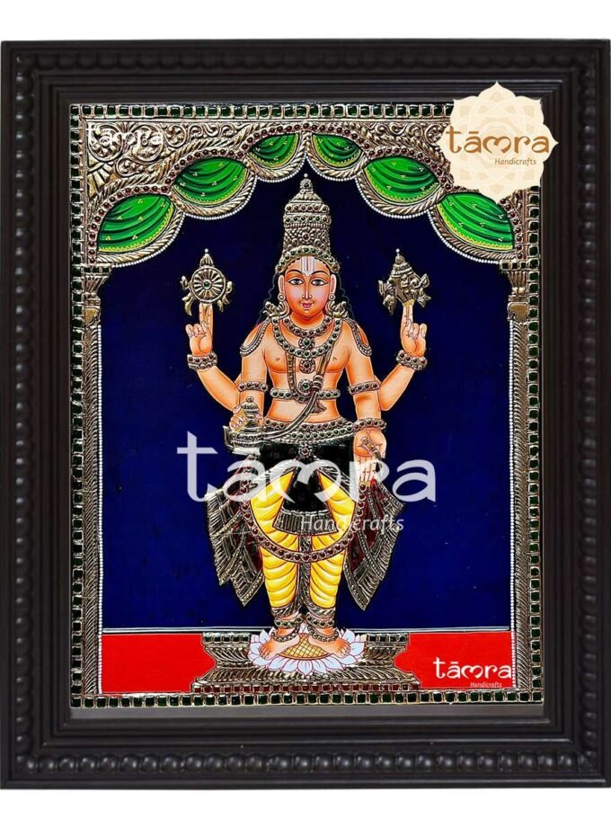 Tanjore Painting - Dhanvantari