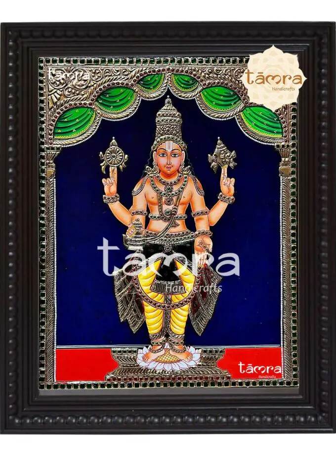 Tanjore Painting - Dhanvantari