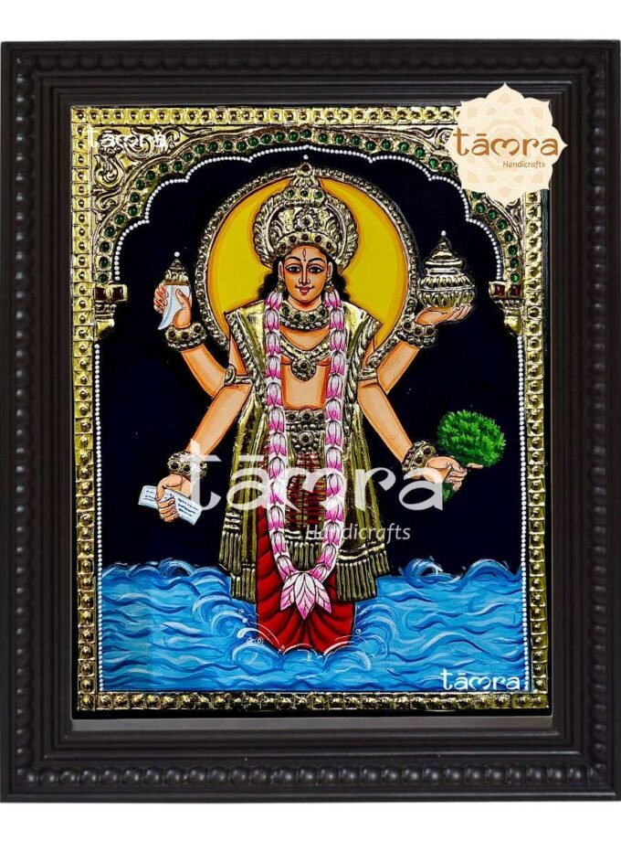 Tanjore Painting - Dhanvantari