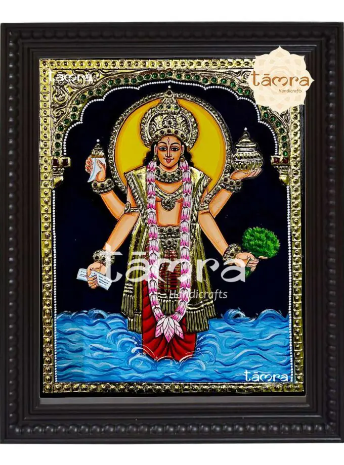 Tanjore Painting - Dhanvantari