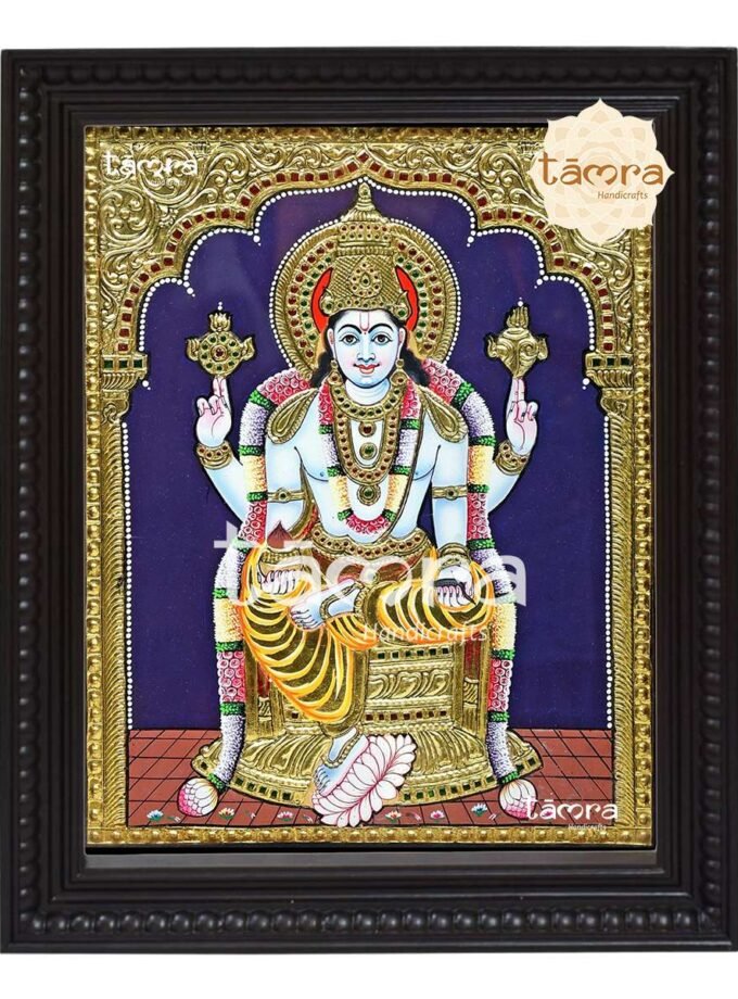 Tanjore Painting - Dhanvantari