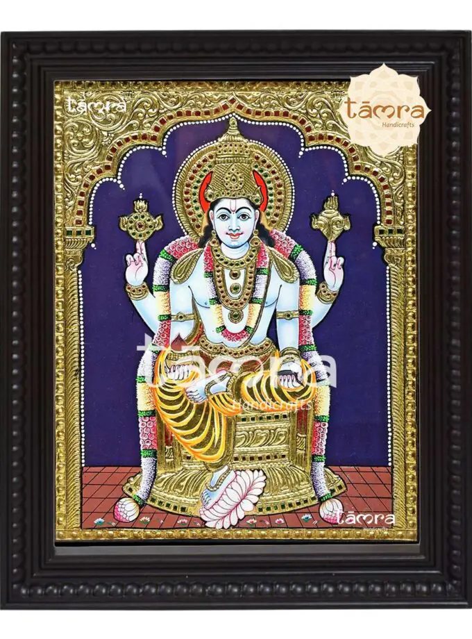 Tanjore Painting - Dhanvantari
