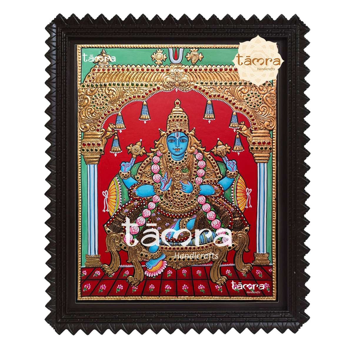 Tanjore Painting - Dhanvantari - Image 2