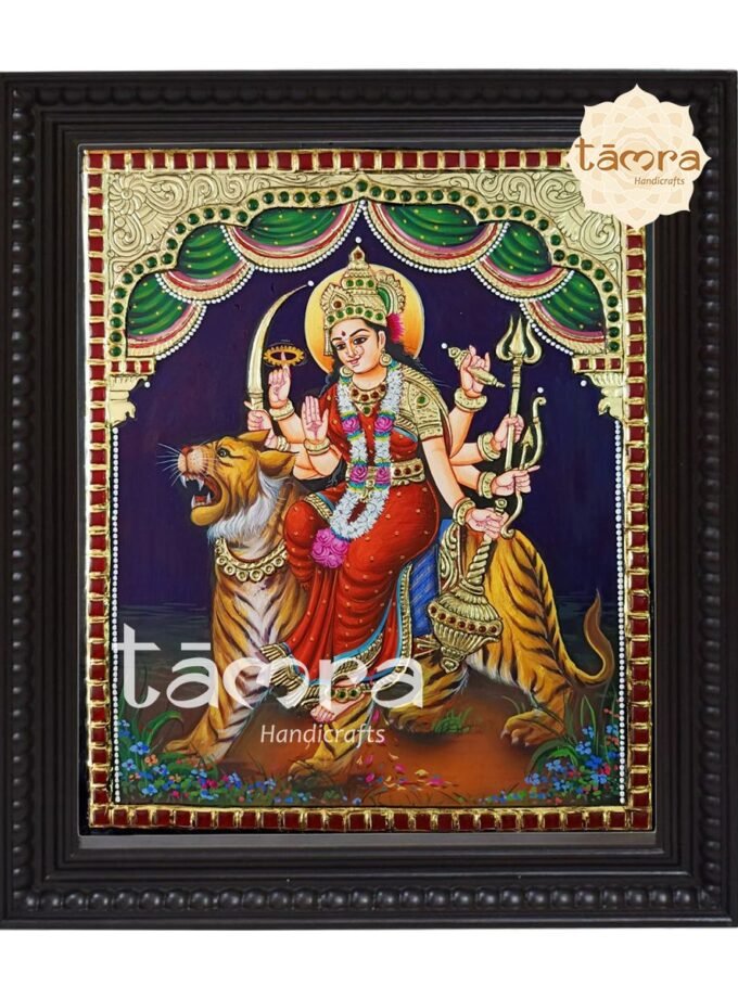 Tanjore Painting - Durgadevi Painting