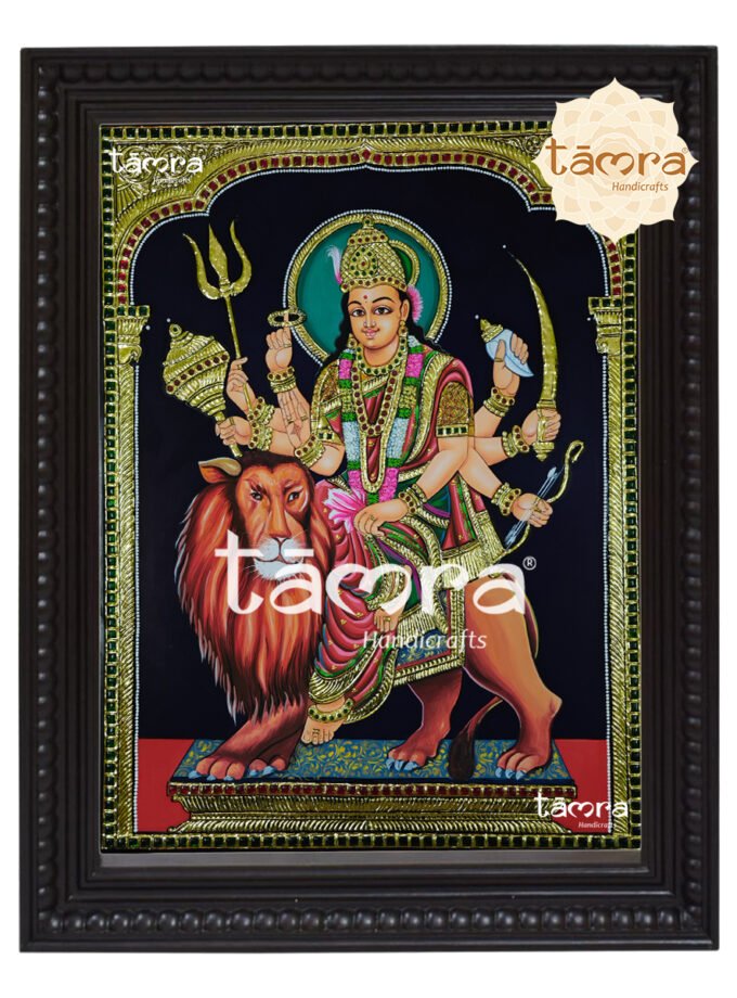Tanjore Painting - Durgadevi Painting