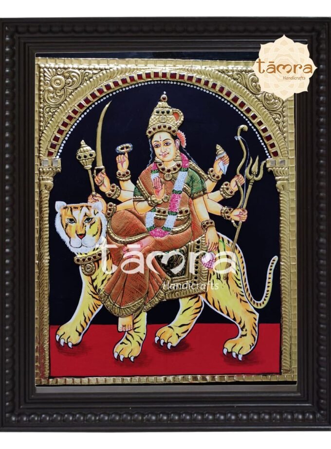 Tanjore Painting - Durgadevi Painting