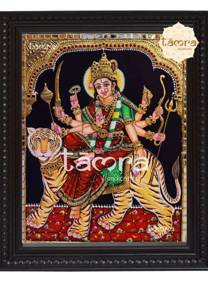 Tanjore Painting - Durgadevi Painting
