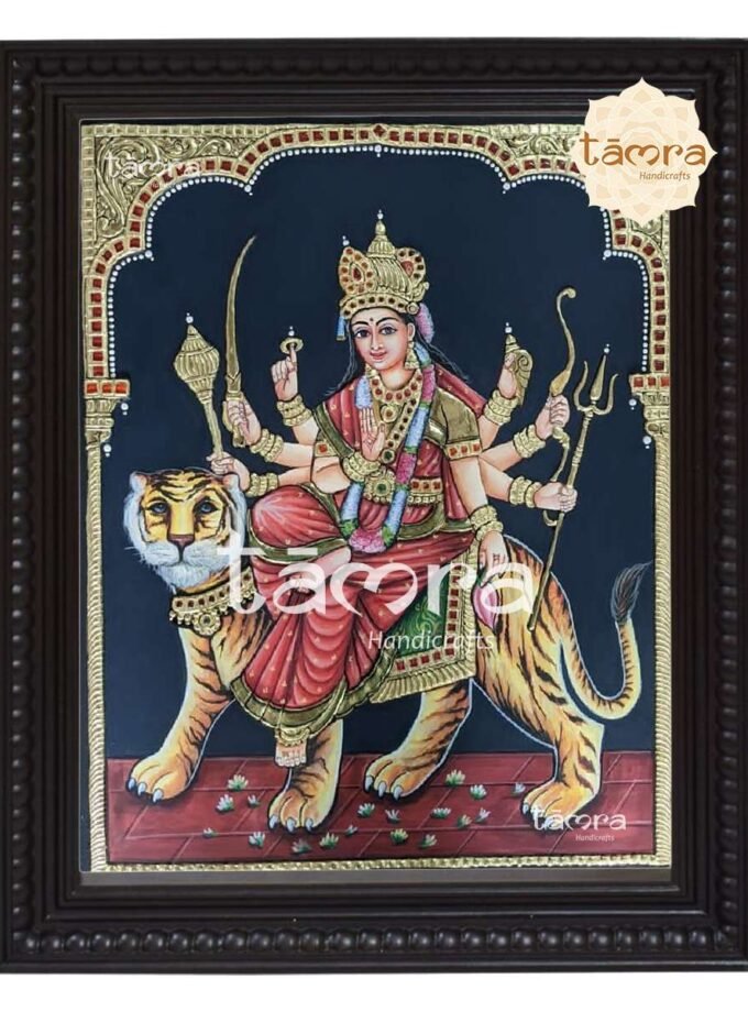 Tanjore Painting - Durgadevi Painting