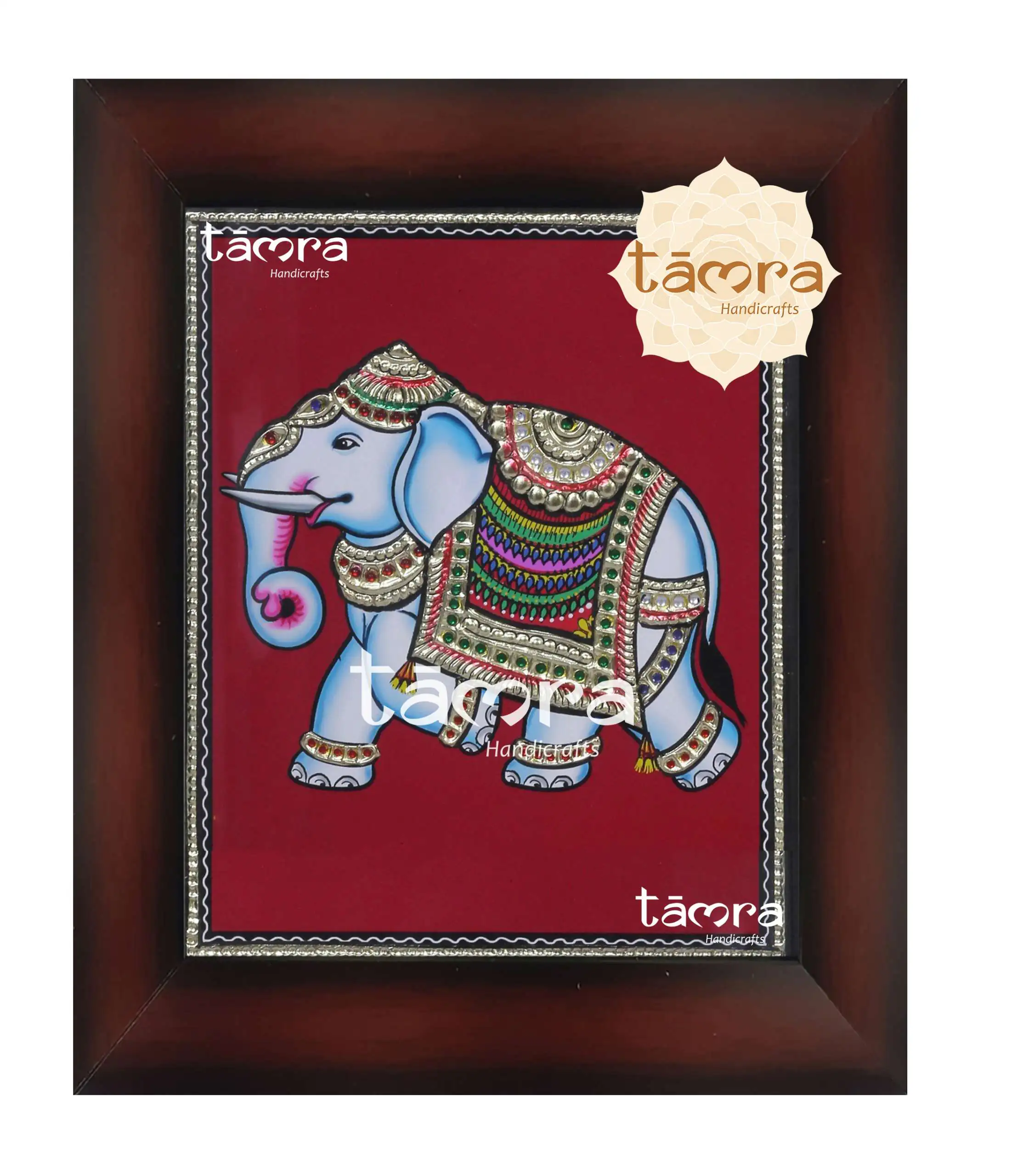 Tanjore Painting - Elephant