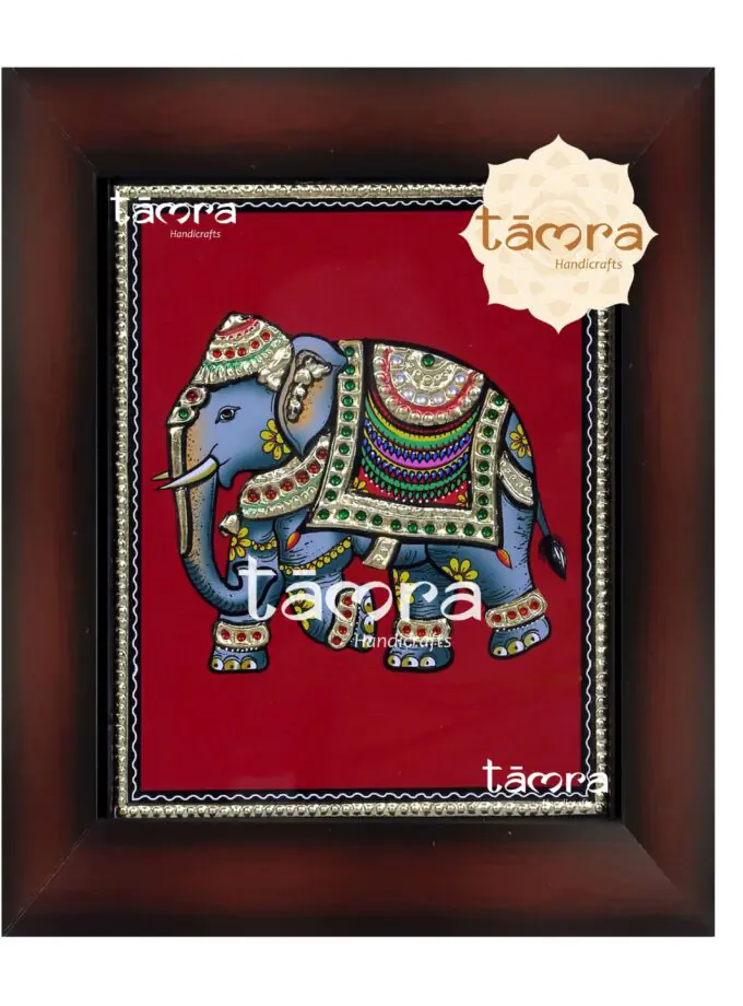 Tanjore Painting - Elephant