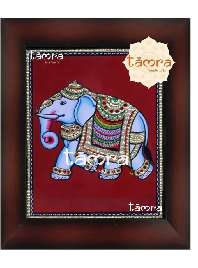 Tanjore Painting - Elephant