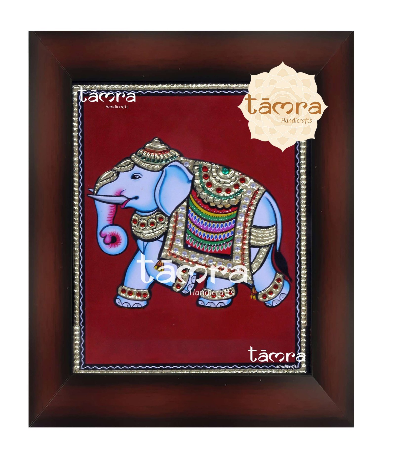 Tanjore Painting - Elephant