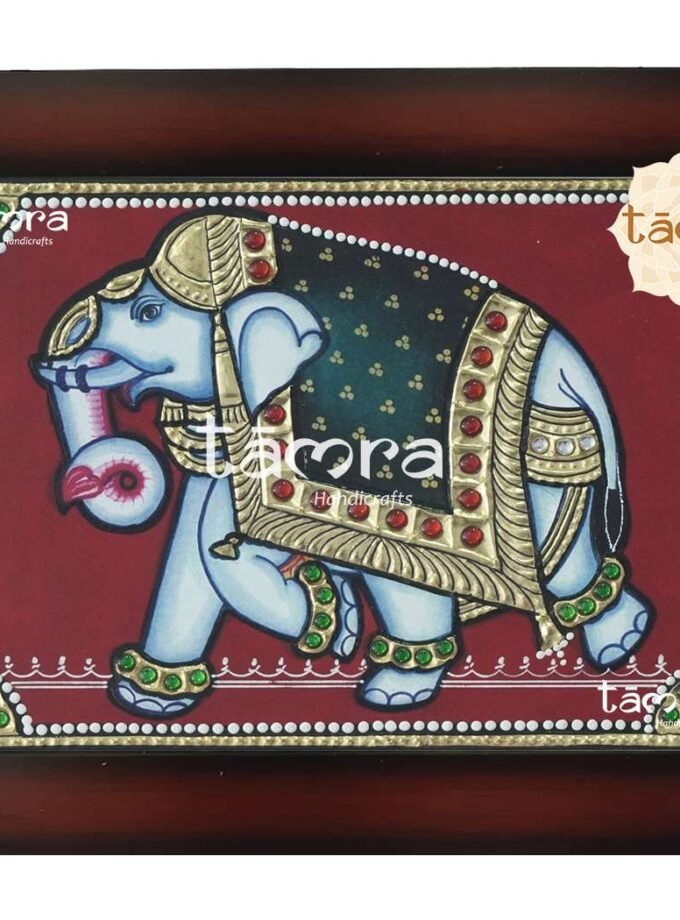 Tanjore Painting - Elephant