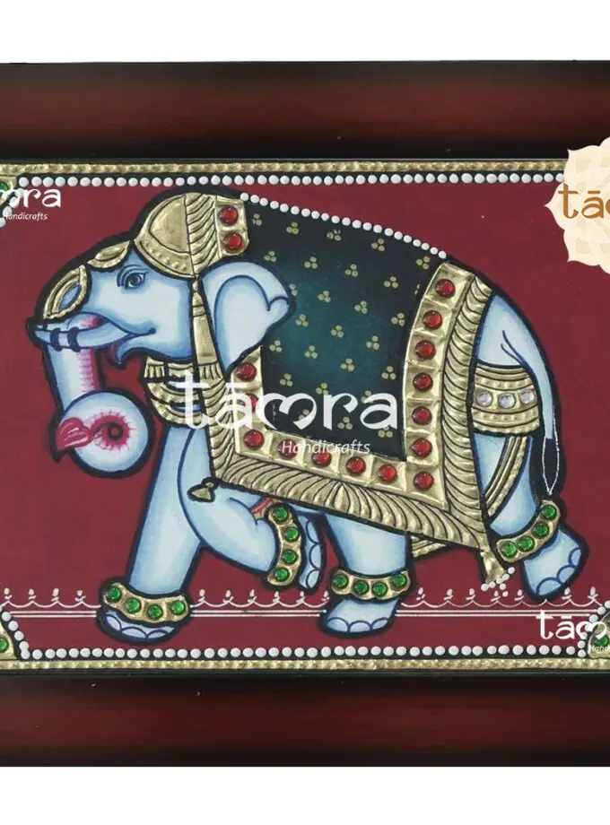 Tanjore Painting - Elephant