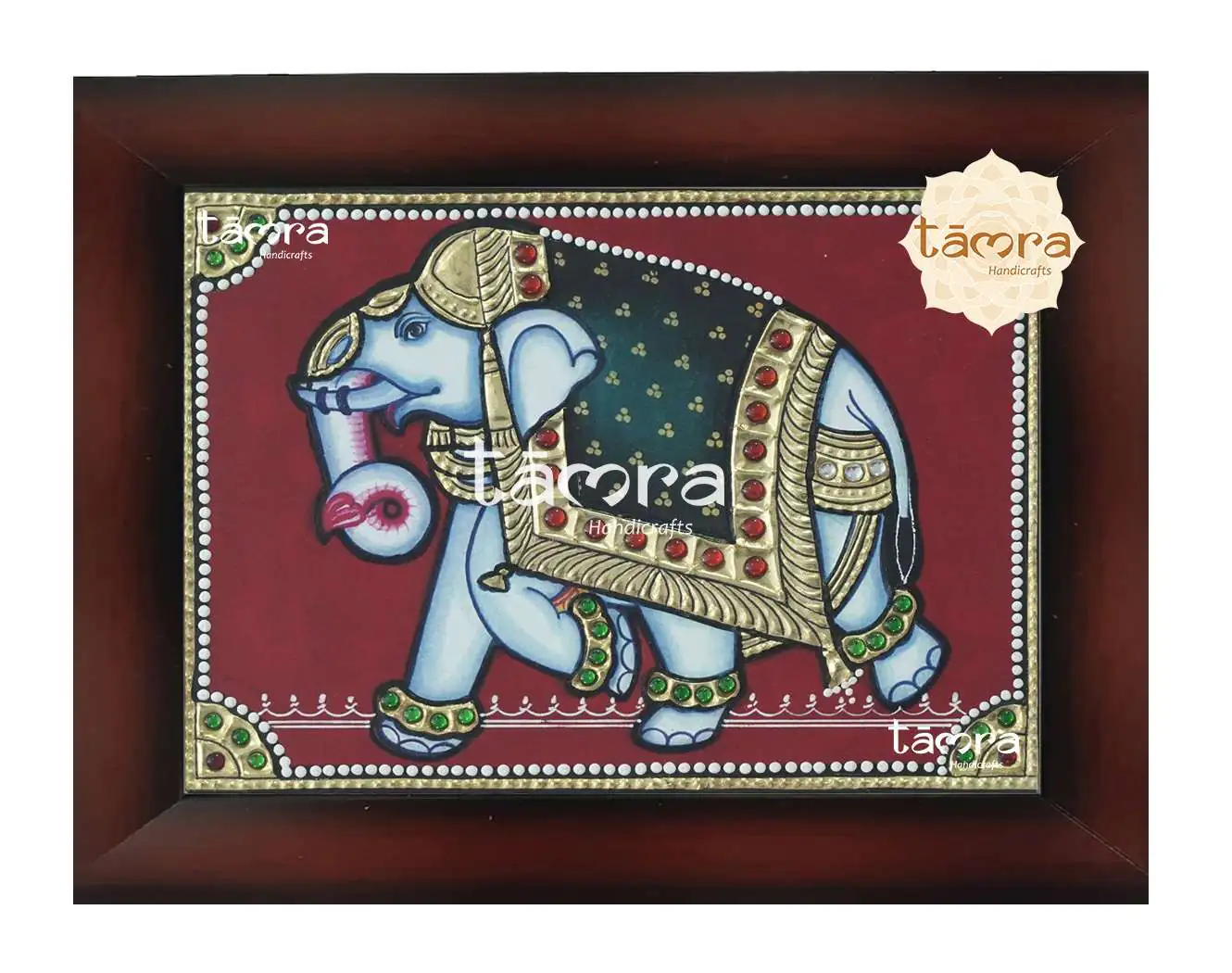 Tanjore Painting - Elephant